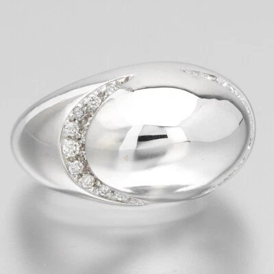 Anillo de diamantes con cúpula de 18 quilates Bvlgari Foto 1 de 4