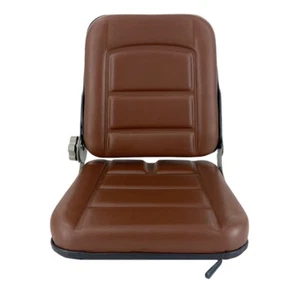 Kit de asiento de carretilla elevadora/tractor/cargador con accesorios asiento ajustable impermeable NUEVO - Imagen 1 de 9