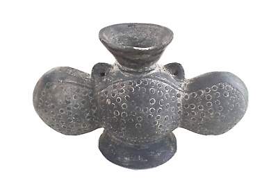 Antiquity Ancient Pre Columbian Ceramic Mold Made Canteen Chimu Culture - Peru • 194$