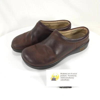 Alegria Kay Casual Mule Clog Flat Shoe Womens Size 6.5 36 KAY-602 Brown - Image 1 of 4