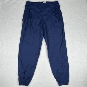 Vintage Nike Pants Men’s Med Nylon Unlined Windbreaker Ankle Zip Blue Retro - Picture 1 of 11