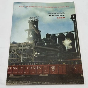 Pennsylvania Railroad Company 1958 Annual Report Railroad Ephemera - Picture 1 of 8