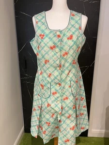 Ladies Handmade Vintage Summer Dress Cotton Gc Floral Original 40 Bust - Picture 1 of 3