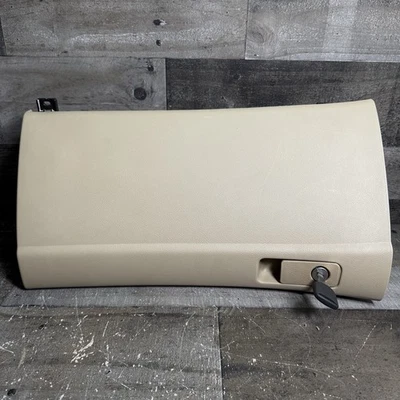 2003-2007 Honda Accord Glove Box Glovebox Door w/ Latch Lock Handle Key OEM Tan - Image 1 of 4