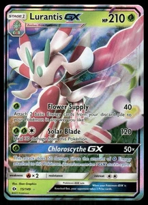 Pokémon Tcg Lurantis GX #15 Pokemon Sonne & Mond NM - Bild 1 von 2