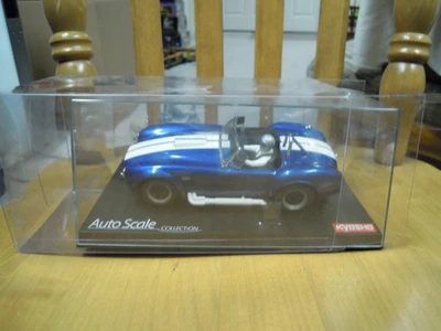 Colección Kyosho Autoscale Shelby Cobra Azul/Blanco 1/27 Foto 1 de 4