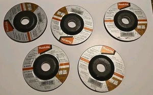 5 Makita A-95956 36 Grit INOX Grinding Wheel (Pack of 5), 4-1/2" x 1/4" x 7/8" - Picture 1 of 2