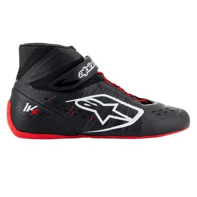 GO KART RACING Alpinestars Tech-1 KX V3 Shoes 2712124 (Black White Red) - Image 1 of 2