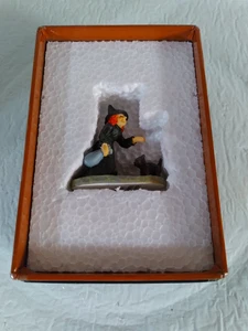 My First Halloween Witch & Black Cat Lang & Wise 1997 Folk Art Villages - Picture 1 of 8
