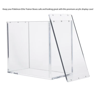 Pokémon ETB Elite Trainer Box Acrylic Display Case Protector – Magnetic Lid - Image 1 of 4