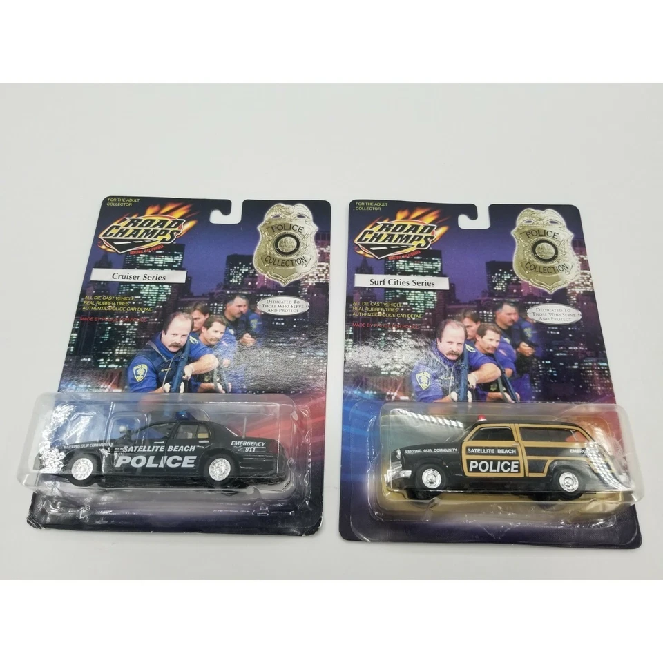 Road Champs Diecast 1/43 Scale Surf Series Satellite Beach Police Bundle - Image 1 of 2