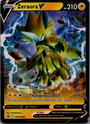 Zeraora V Promo SWSH: Sword & Shield Promo Cards SWSH263 NM - Image 1 of 2