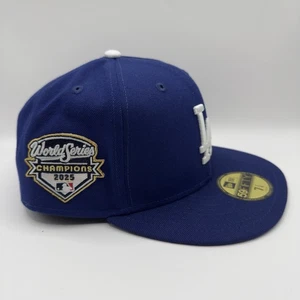 59FIFTY Los Angeles Dodgers 2025 World Series Champions Patch eng anliegende Mütze 7 1/4 - Bild 1 von 14