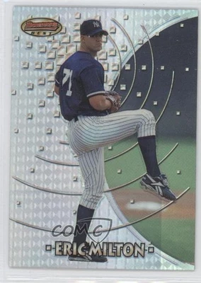 1997 Bowman's Best Refractor Eric Milton #198 Rookie RC - Image 1 of 2