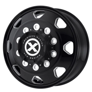 17.5x6.75 ATX AO401 Octane Gloss Black Milled FORGED Wheel 8x6.5 (0mm) - Picture 1 of 5