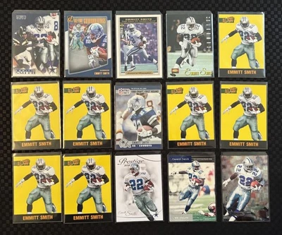Lote de 15 tarjetas Emmitt Smith 🔥🔥🔥 Dallas Cowboys HOF RC Foto 1 de 2