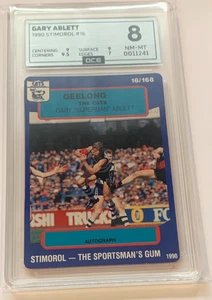 Tarjeta Stimorol Gary Ablett 1990 #16 - Geelong Cats - clasificación OCE 8 - casi nueva-como nueva - Imagen 1 de 1