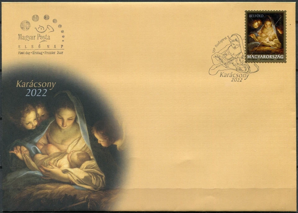 Hungría 2022. Cubierta de primer día de Navidad (como nueva) Foto 1 de 1