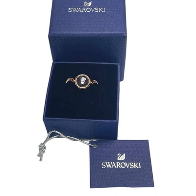 Anillo Swarovski Tahlia Rosa, Chapado en tono Oro Rosa talla 8/58 daños. Foto 1 de 4