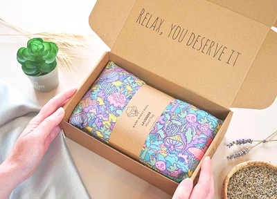 Large Microwave Wheat Bag for Neck | Reusable Heat Pack | Unscented/Lavender - Image 1 of 3