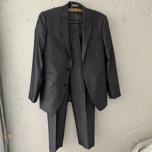 JF HERREN ANZUG IN GRAU Top Zustand (Hose Schrittlänge 29", Taille 30") Brustumfang 33" - Bild 1 von 18