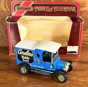 Matchbox Models of Yesteryear Y-12 1912 Ford Model T Cerebos Salt - Picture 1 of 5