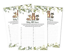 Inkdotpot Leaves & Animals Baby Shower Game Set Of 50-p4h