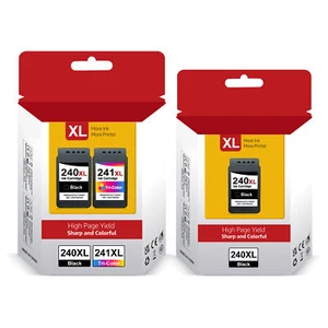 PG-240XL CL-241XL Ink for Canon PIXMA MG3600 MG3620 MG3520 MG3220 MG3122 Lot - Picture 1 of 11