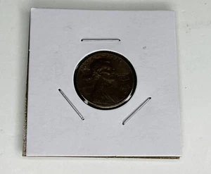 1975-D Lincoln Cent Penny Counter Stamped Liberty Bell USA in cardboard holder - Picture 1 of 4