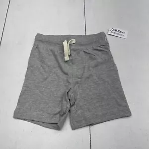 Old Navy Gray Jersey Knit Jogger Shorts Toddler Boys Size 2T New - Picture 1 of 7