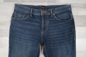 Pantalones de mezclilla para hombre Hugo Boss Taber BC-C elásticos cónicos azules W34 L32 - Imagen 1 de 15