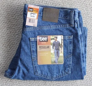 NWT • Lee MEN'S JEANS • Regular Fit • Straight Leg • 33x29 • PEPPER STONE - Picture 1 of 3