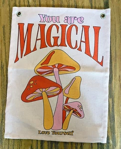 You Are Magical Mushroom Tapestry Bedroom Wall Hanging Decoration - Picture 1 of 5