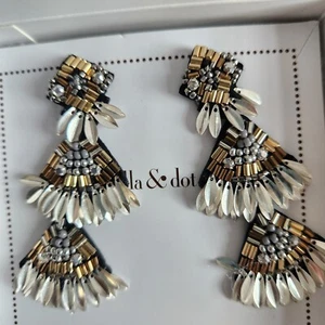 Stella Dot Pegasus Earrings - Picture 1 of 3