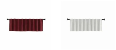 Selecciones de estilo Bernard 15 pulgadas rojo poliéster lengüeta trasera cenefa roja, blanca Foto 1 de 2