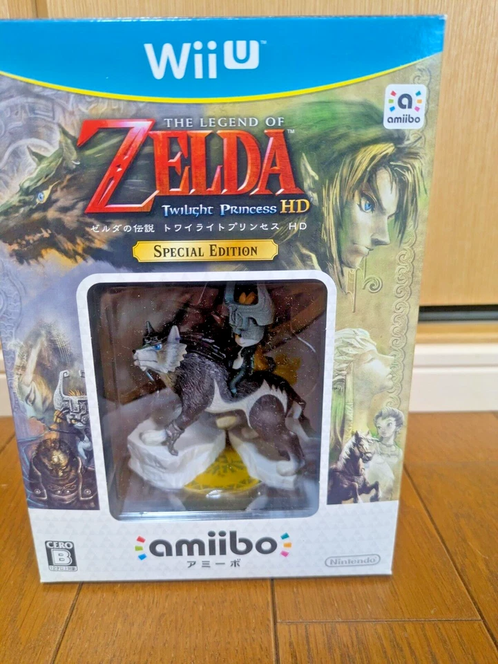 The Legend of Zelda Twilight Princess HD Wii U Wolf Link Amiibo Versión Japón Foto 1 de 4