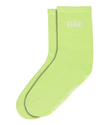 Animal Friendly green socks vegan cruelty-free accessories size M and L elastic - Image 1 of 4