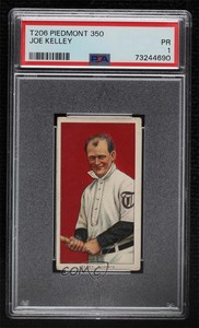 1909-11 T206 Piedmont 350 Back Joe Kelley PSA 1 HOF