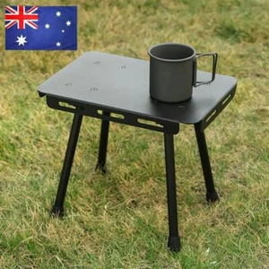 2 in 1 Camping Table Portable Outdoor Stool for Camping Picnic Beach BBQ Fishing - Picture 1 of 24