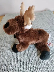 Ganz Webkinz HM 137 9" Plush Brown Reindeer Antlers Stuffed Animal Toy NO CODE - Picture 1 of 6