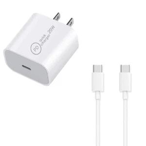 100% New 20W PD Type-C Charger USB C Cable for Motorola Moto G Power 2021 XT2117 - Picture 1 of 1