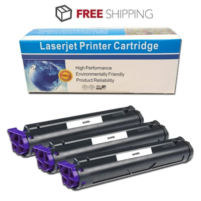 Paquete de 3 cartuchos de tóner compatibles Okidata B4600 para 43502001 B4550 B4600 B4400 Foto 1 de 3