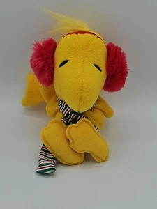 Applause Peanuts Woodstock Winter Bean Bag Stuffed Animal- Bird- Snoopy - Picture 1 of 7