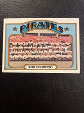 1972 Topps Baseball World Champions #1 Pittsburgh Pirates Stargell Clemente EXNM