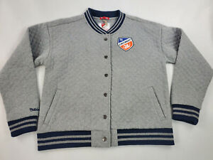new Mitchell & Ness MLS soccer jacket BFJKEL18111 FC Cincinnati gray L $100