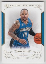 2013-14 Panini National Treasures Gold #1 Jameer Nelson /25