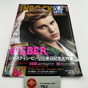 Japanese Magazine INROCK Sep 2016 Justin Bieber Fifth Harmony w/Poster - Picture 1 of 13