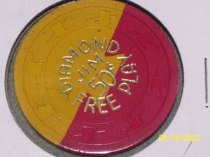 Diamond Jims 50c Free Play Chip - Bild 1 von 1