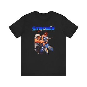 Strider NES Retro Style Cover Art Unisex Jersey Short Sleeve Tee