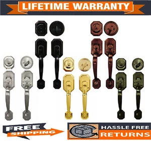 Constructor Cerberus Juego de cerraduras de puerta de un solo cilindro con cerrojo de doble manija - Imagen 1 de 4